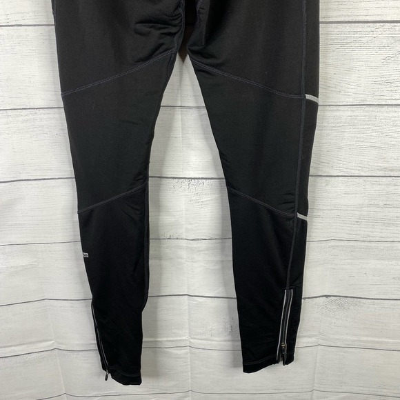 Smartwool Womens PHD Wind Tights Leggings Merino Wool Running Black size Small. - Picture 4 of 12